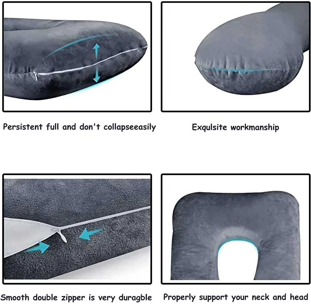 Pregnancy Pillow U-Shaped Full Body Maternity Support Pillow for Pregnant Women